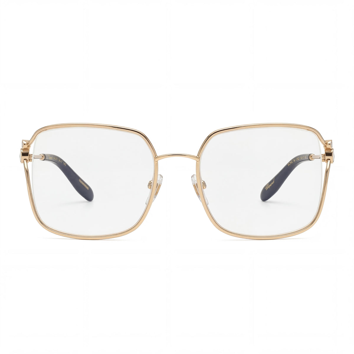 Gafas graduadas cuadradas Chopard VCHG29S de oro rosa para mujer, 53 mm, Photo 2