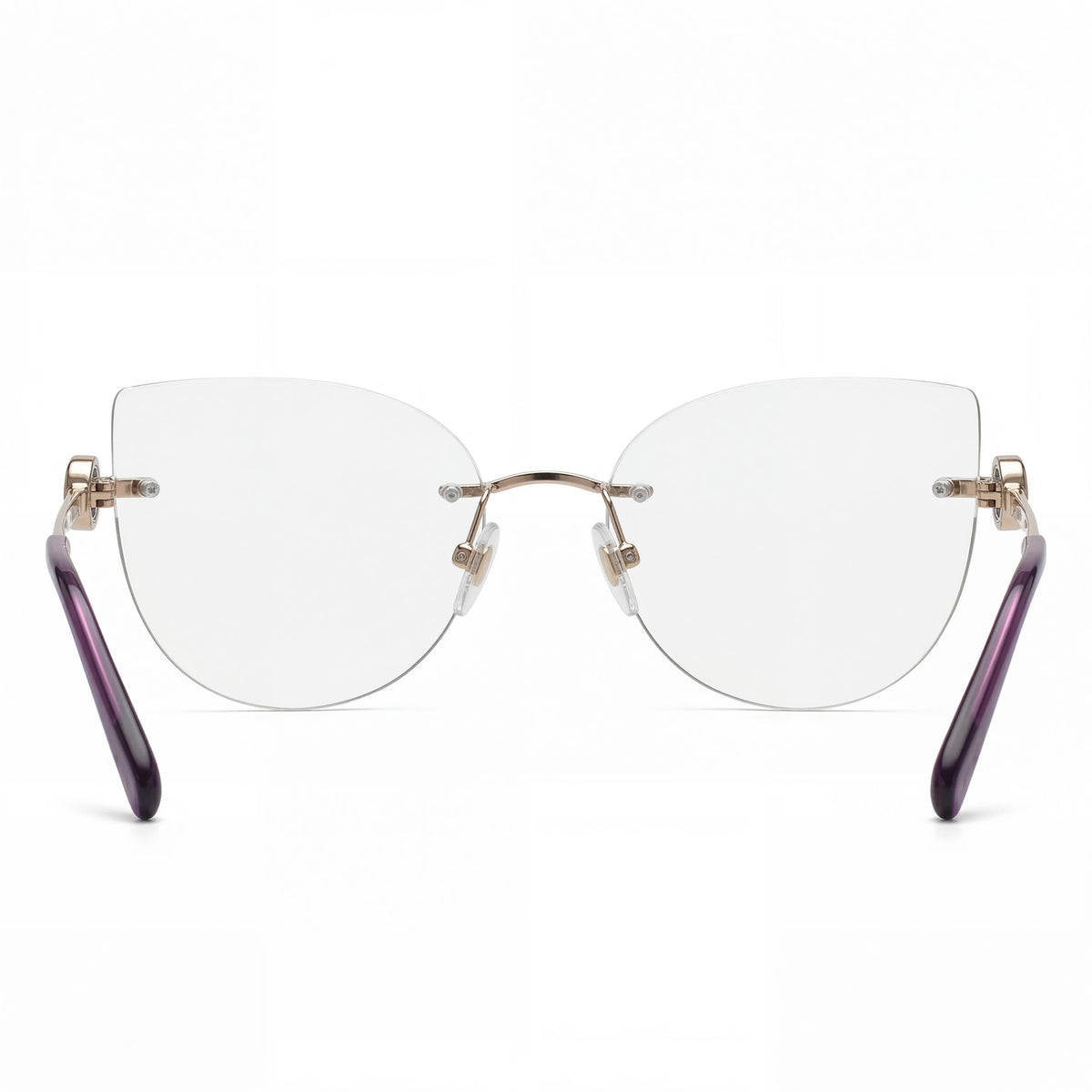 Gafas Chopard VCHL27S Ojo de Gato Doradas para Mujer, Metal 55mm, Photo 3