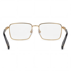 Chopard VCHL48 Rectangle Eyeglasses for Men — interior view, Plastic demo lenses
