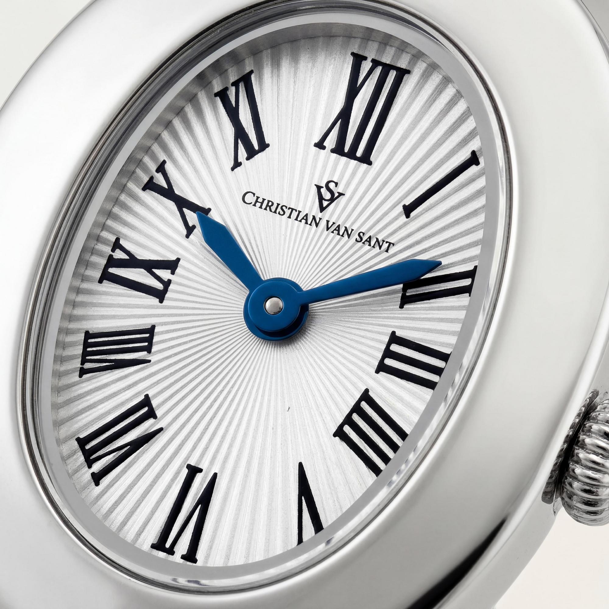 Reloj Christian Van Sant Anora CV4330 para mujer, esfera plateada de 26 mm, Photo 2