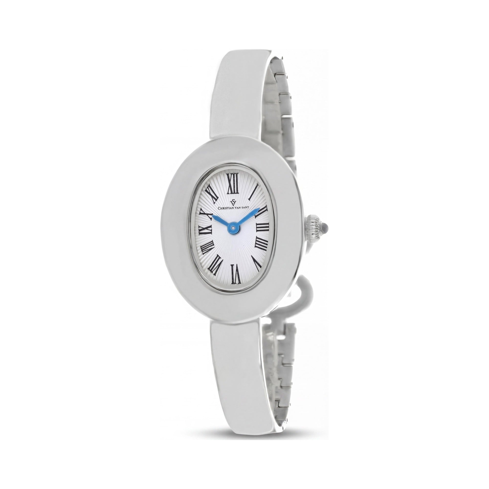 Reloj Christian Van Sant Anora CV4330 para mujer, esfera plateada de 26 mm, Photo 1