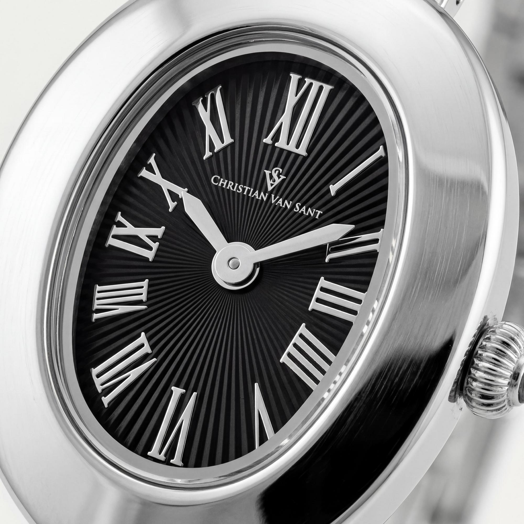 Reloj Christian Van Sant Anora CV4331 para mujer, esfera negra de 26 mm, Photo 2
