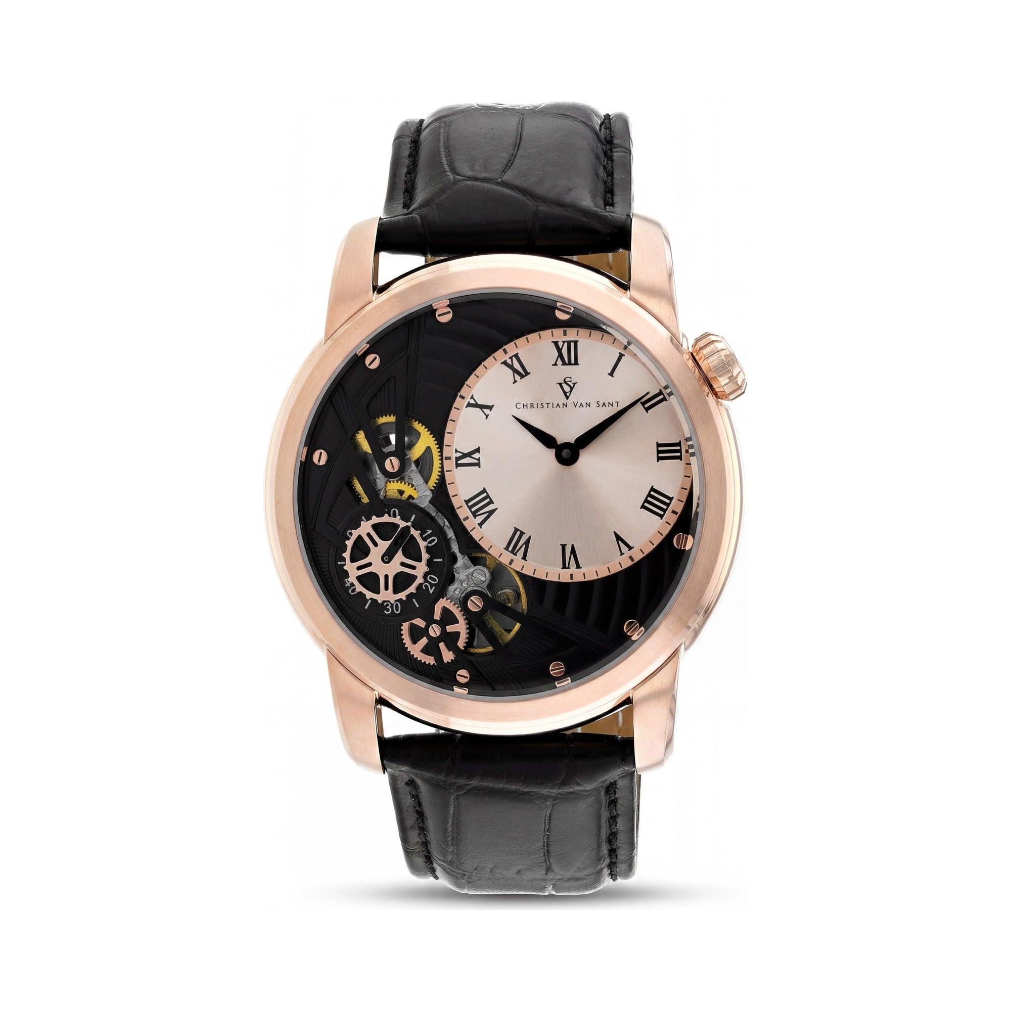Christian Van Sant Men's Chronograph Watch, Gold Dial 40mm, Photo 1