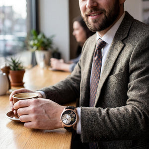 Christian Van Sant Men's Watch — wrist wear, Leather band everyday timepiece