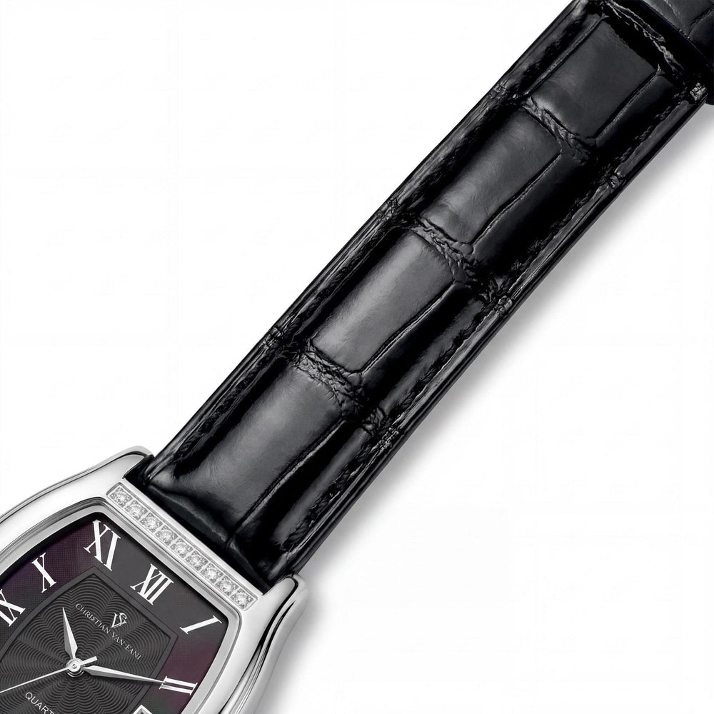 Christian Van Sant Women's Watch — side view, Stainless Steel case 40mm
