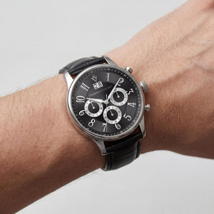 Christian Van Sant Men's Watch — side view, Stainless Steel case 40mm