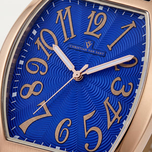 Christian Van Sant Men's Watch — front view, Quartz movement 46mm