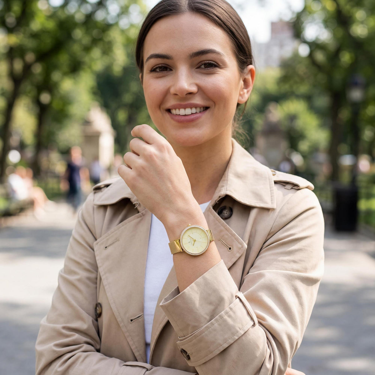 Reloj Christian Van Sant CV0224 para mujer, esfera dorada de 32 mm, Photo 4