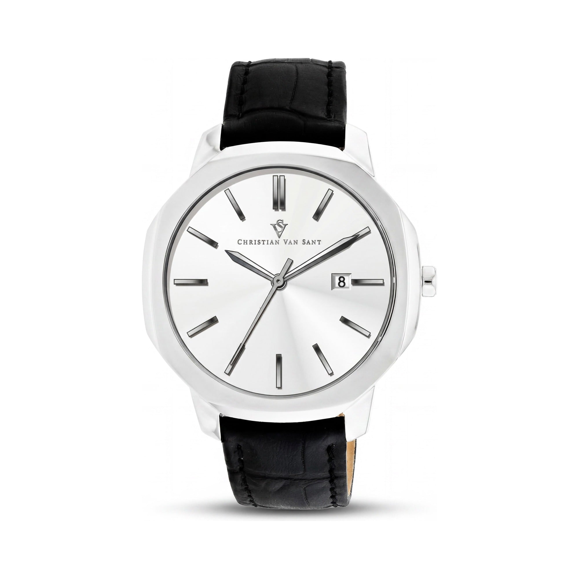 Reloj de hombre Christian Van Sant CV0531, esfera plateada de 40 mm, Photo 1