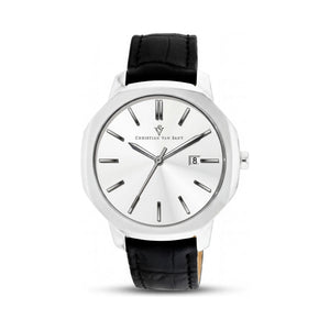 Christian Van Sant CV0531 Silver Dial Stainless Steel Men's Watch, 40mm