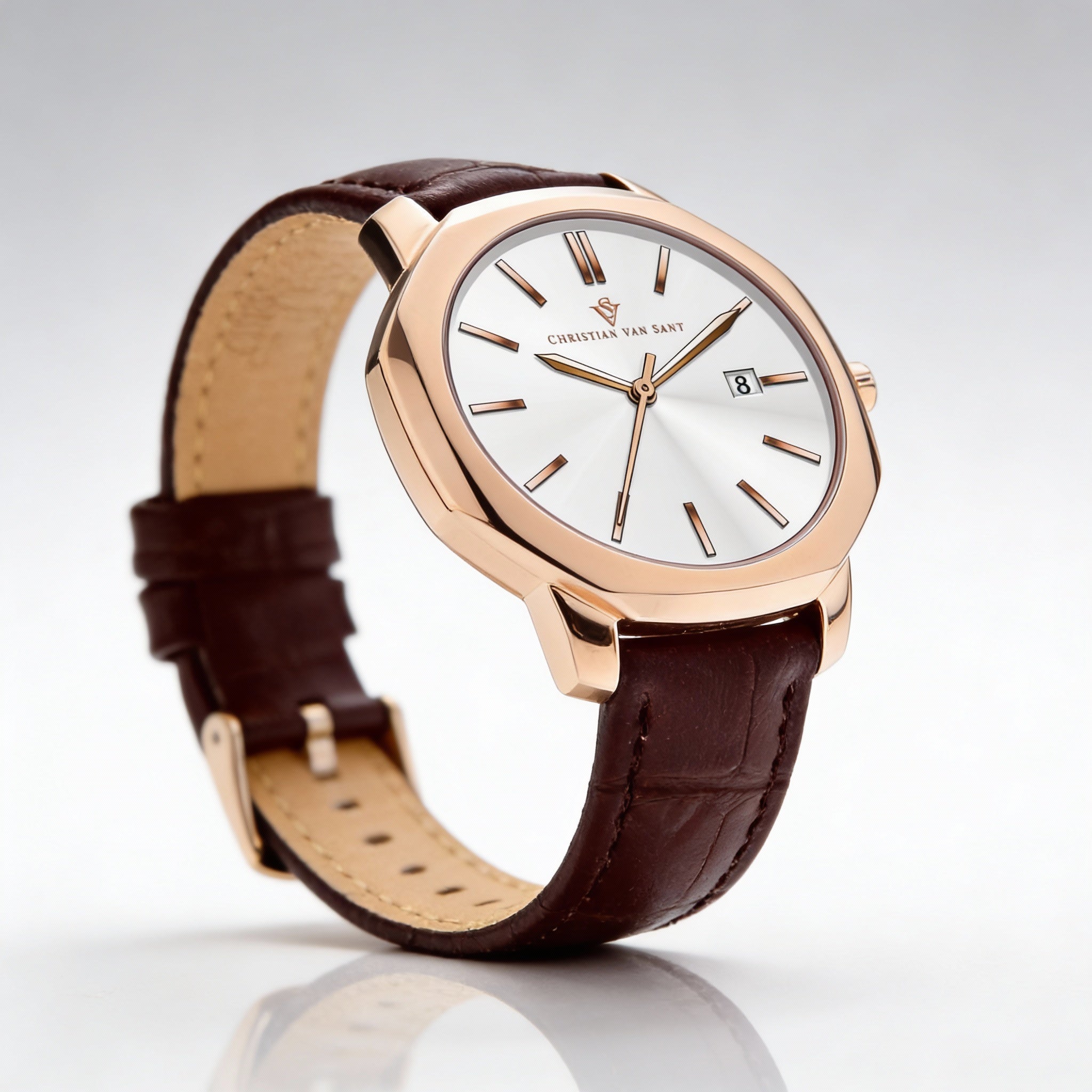 Reloj de hombre Christian Van Sant CV0533, esfera plateada 40 mm, Photo 2