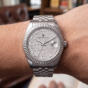 Christian Van Sant CV0700 Men's Watch — side view, Silver case 40mm