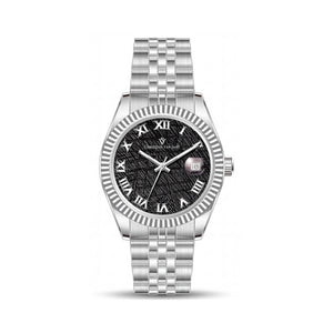 Christian Van Sant CV0701 Silver Stainless Steel Men's Watch, 40mm