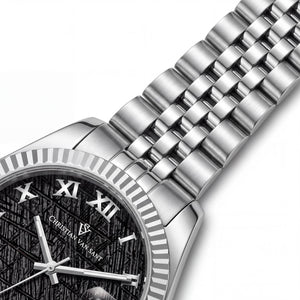 Christian Van Sant CV0701 Men's Watch — side view, Stainless Steel case 40mm
