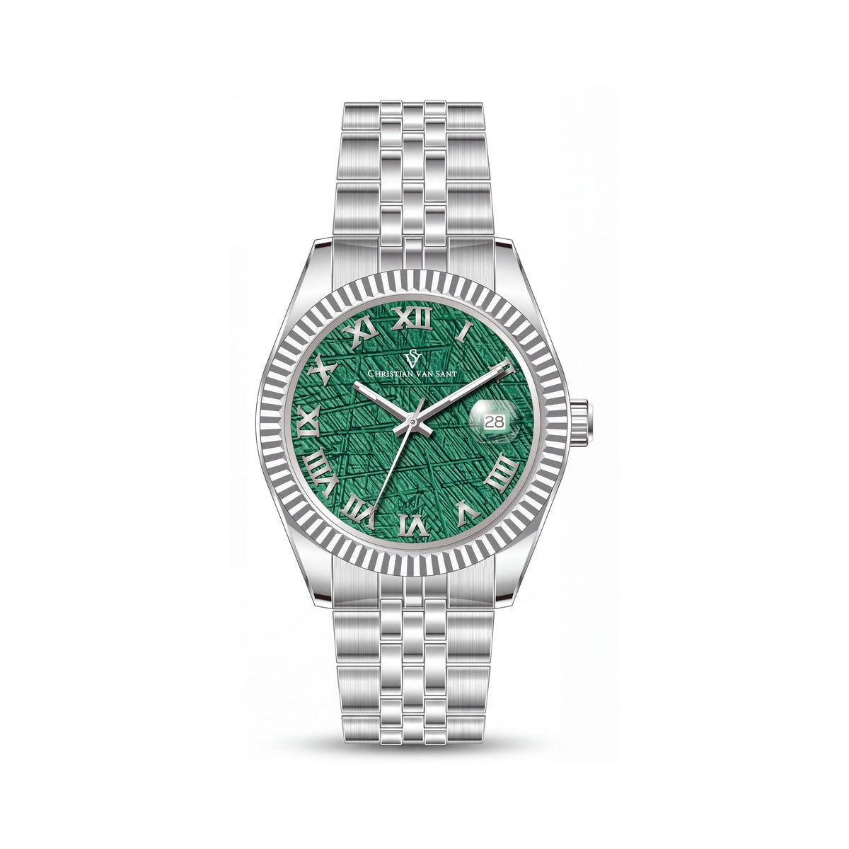 Christian Van Sant CV0703 Men's Silver Watch, Photo 1