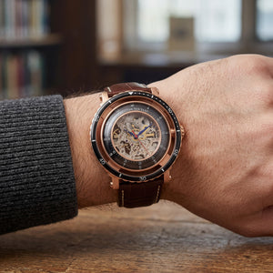 Christian Van Sant CV0744 Men's Watch — wrist wear, Leather Calfskin band everyday timepiece