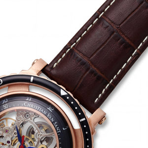 Christian Van Sant CV0744 Men's Watch — side view, Stainless Steel case 45mm