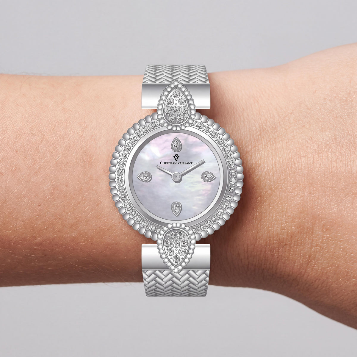 Christian Van Sant CV1270 for Women Silver Watch, 20mm, Photo 4