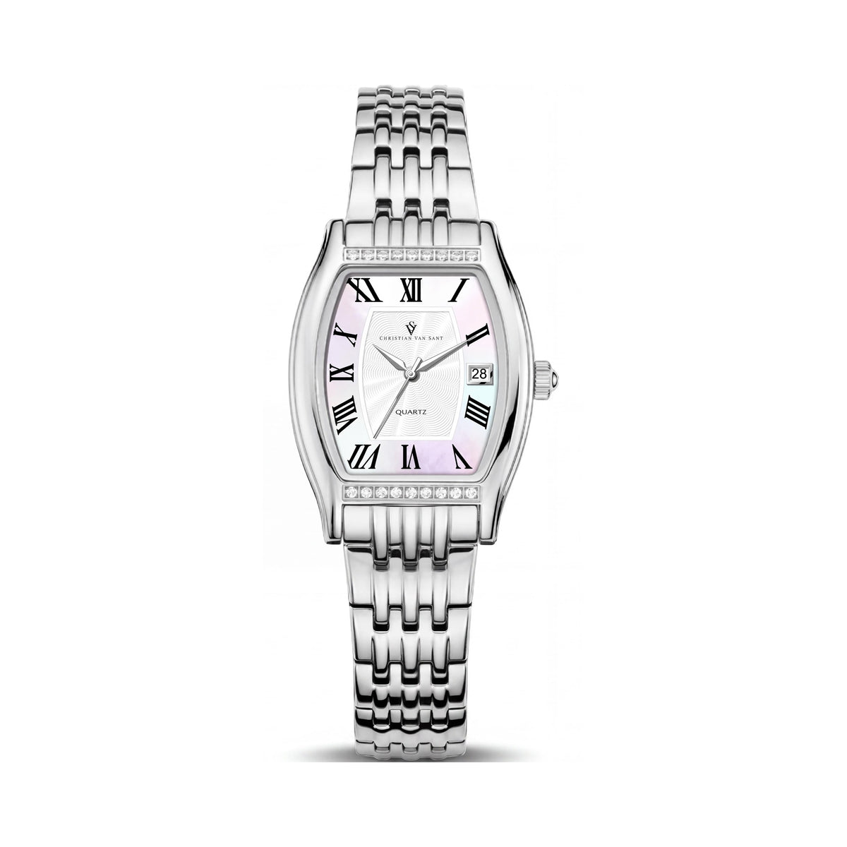 Christian Van Sant CV2450 Women's Silver Watch, 30mm, Photo 1
