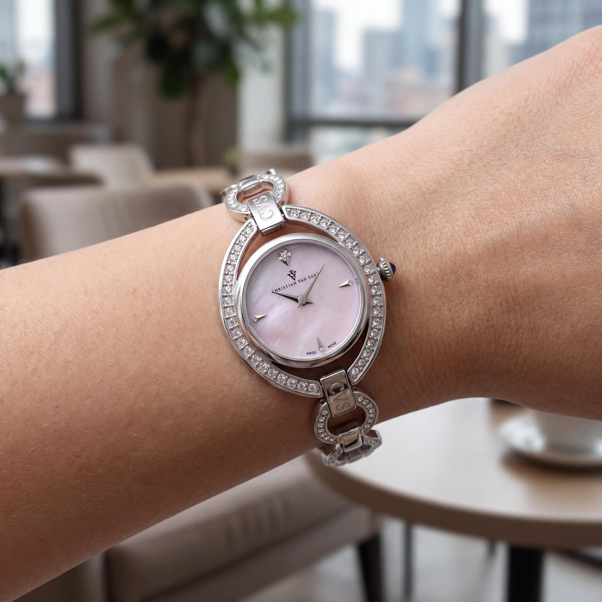 Reloj para mujer Christian Van Sant CV2931 en color plata, 40 mm, Photo 4