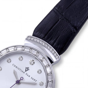 Christian Van Sant CV2943 Watch for Women — side view, Black case