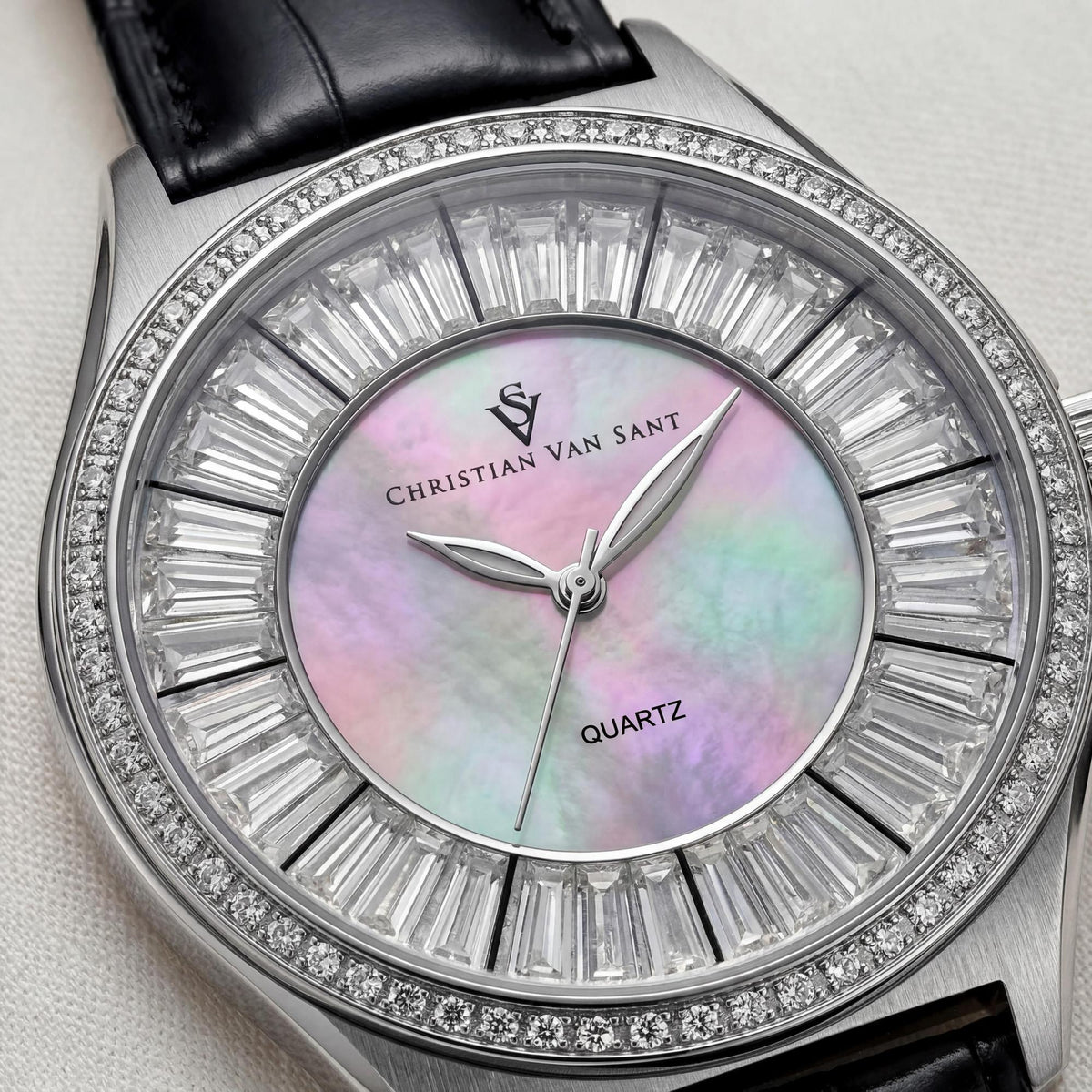 Christian Van Sant CV3200 Women's Silver Watch, 40mm, Photo 2