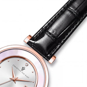 Christian Van Sant CV3815 Women's Watch — side view, Stainless Steel case 40mm