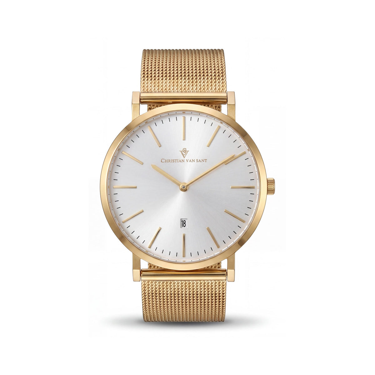 Christian Van Sant CV4325 Men's Gold Watch, 40mm, Photo 1