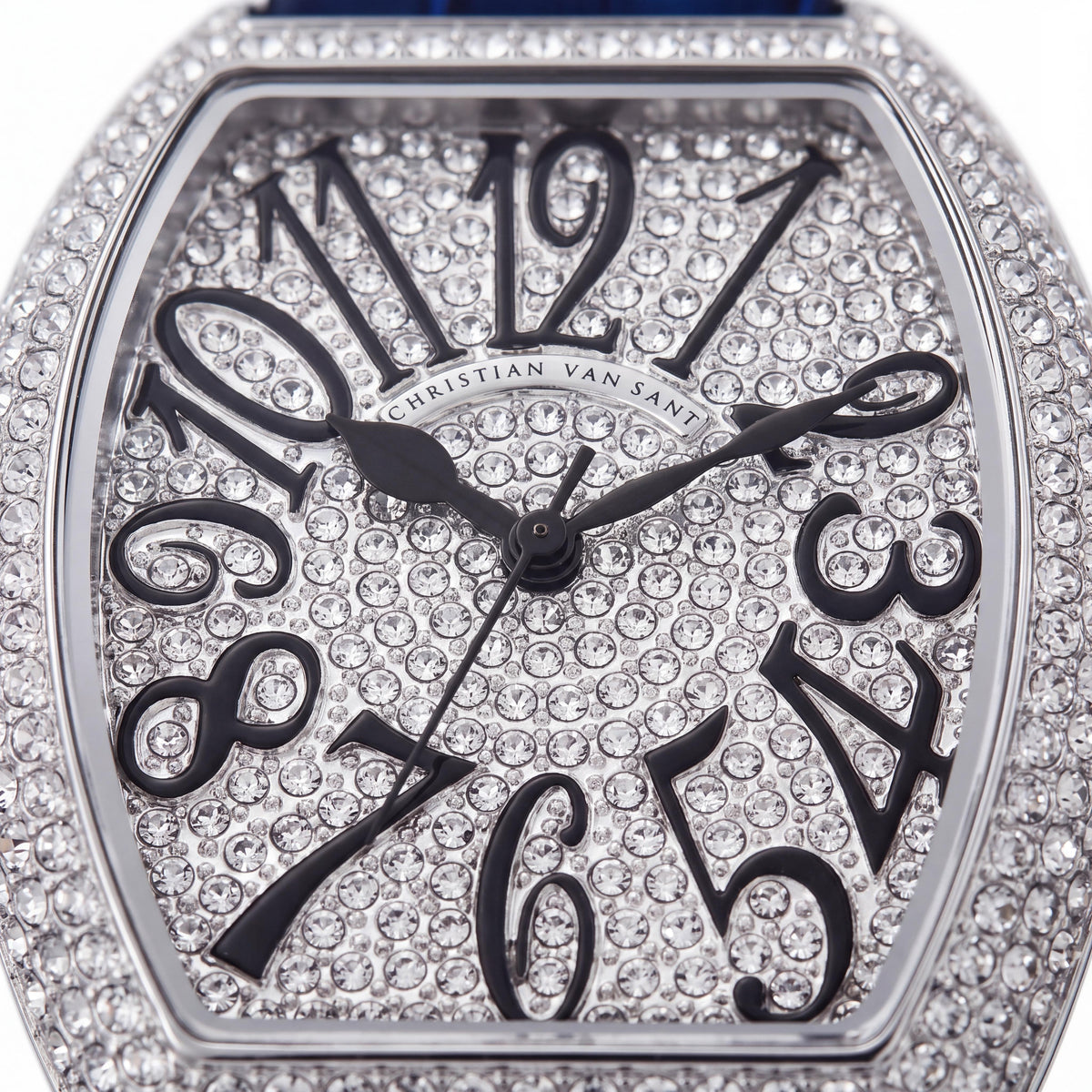Reloj de cuarzo Christian Van Sant CV4821 para mujer con cristales, esfera plateada, 41 mm, Photo 2