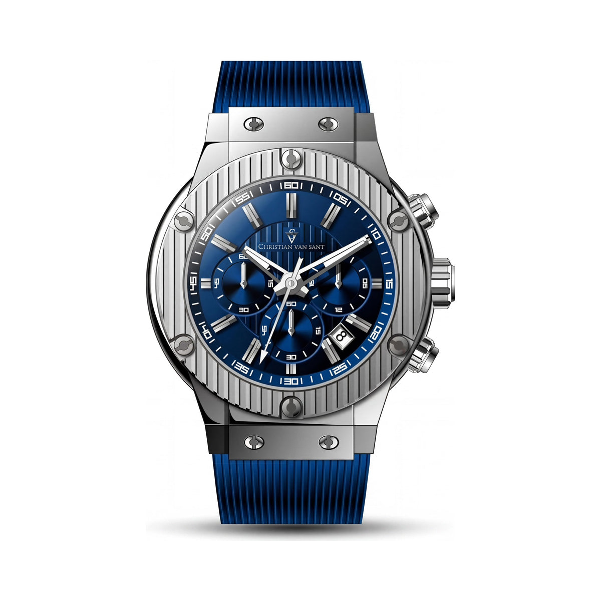 Reloj de plata para hombre Christian Van Sant CV8142, 40 mm, Photo 1