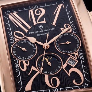 Christian Van Sant CV9141 Men's Watch — front view, Quartz movement 52mm