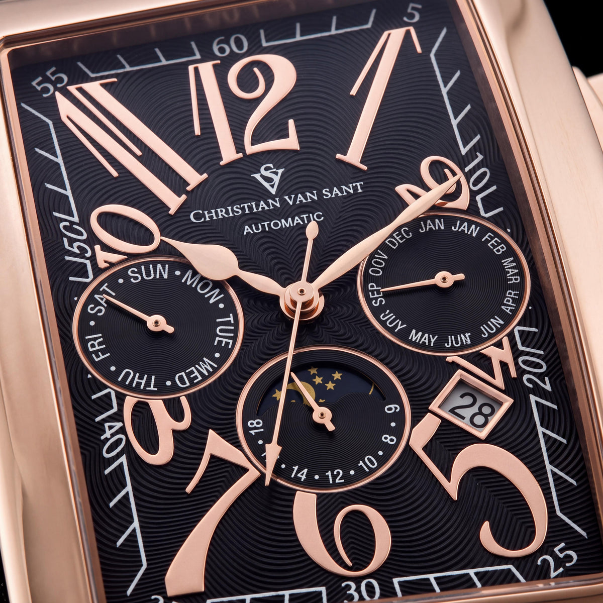 Reloj para hombre Christian Van Sant CV9141 negro, 52 mm, Photo 2