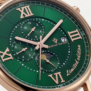 Christian Van Sant Men's Watch — front view, Automatic movement 40mm