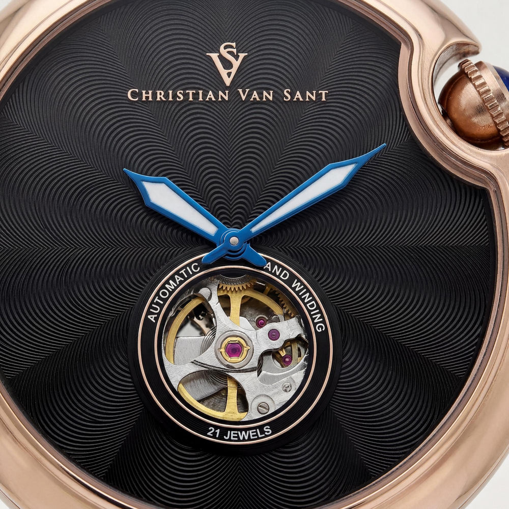 Christian Van Sant Modern Men's Watch — front view, Automatic movement 40mm