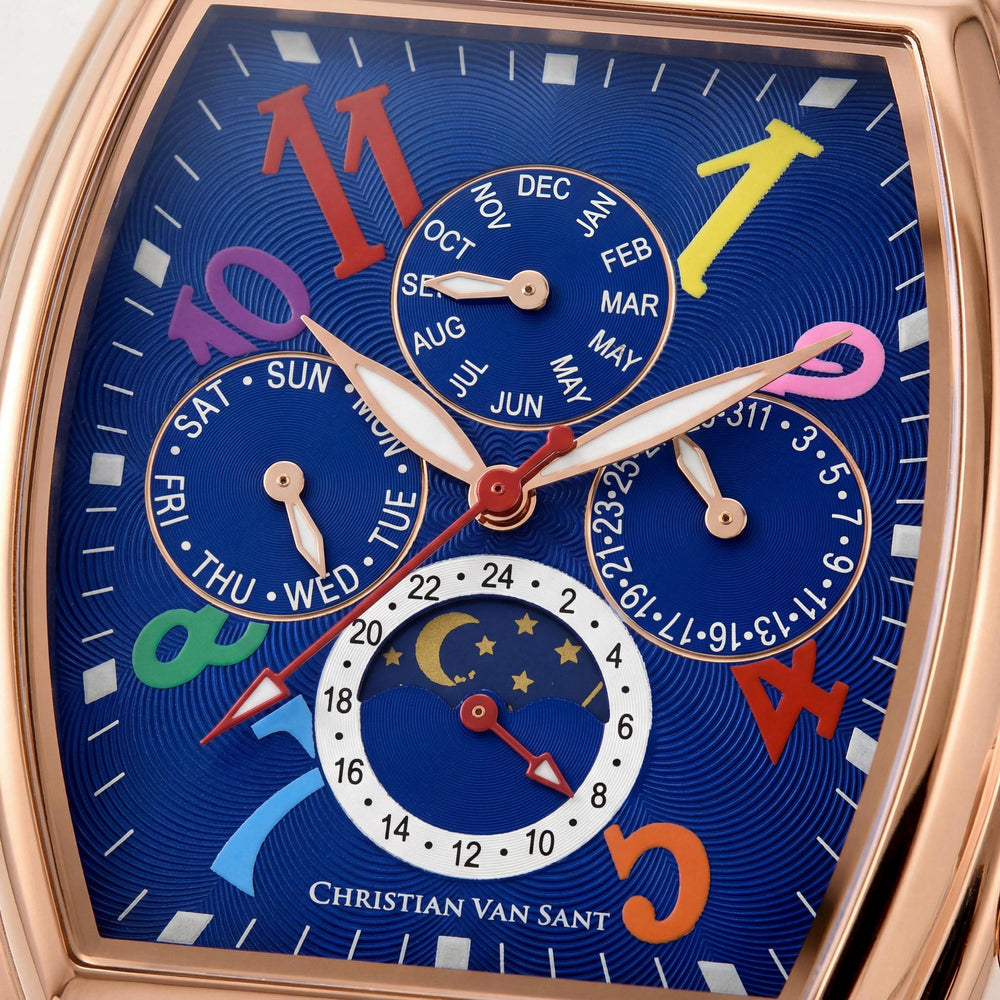 Christian Van Sant Modern Men's Watch — front view, Automatic movement 45mm
