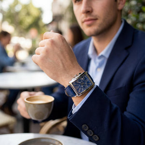 Christian Van Sant Modern Men's Watch — side view, Stainless Steel case 40mm