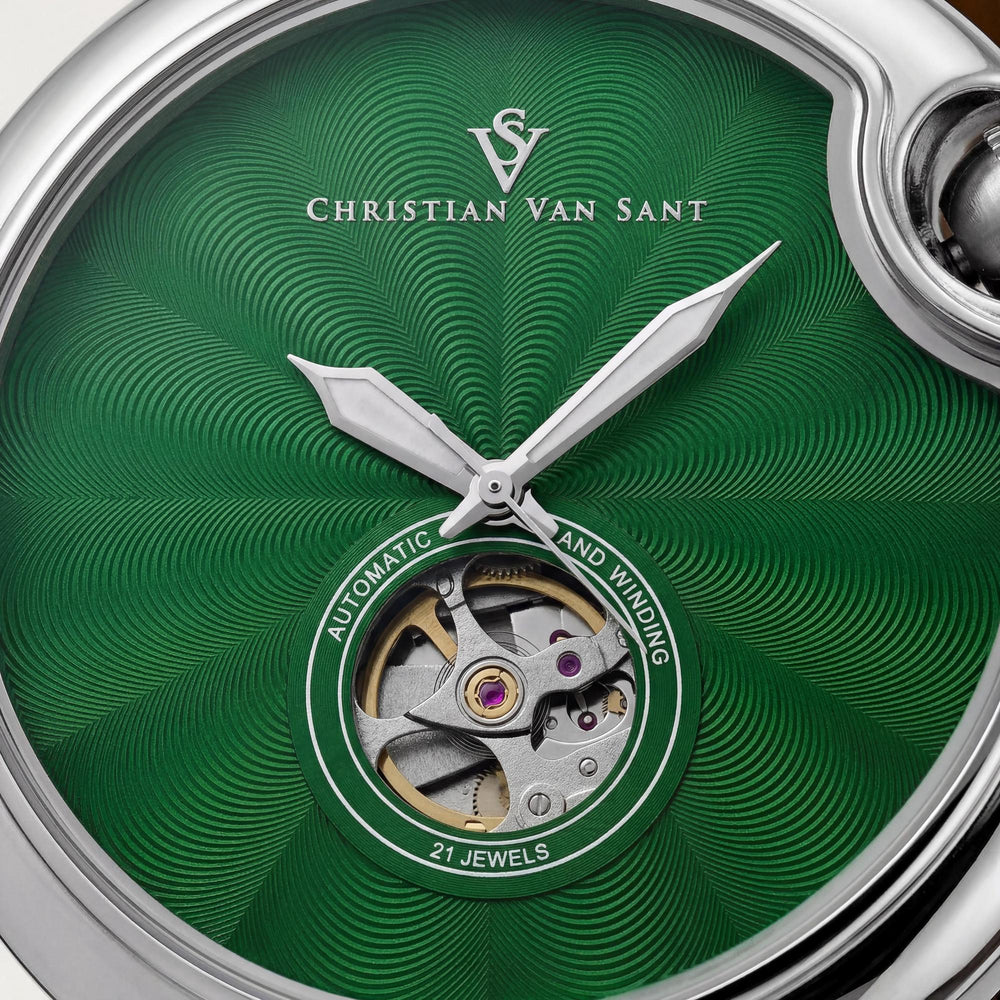 Christian Van Sant Modern Men's Watch — front view, Automatic movement 40mm