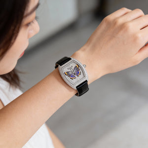 Christian Van Sant Modern Women's Watch — side view, Stainless Steel case 40mm