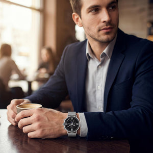 Christian Van Sant Men's Watch — wrist wear, Stainless Steel band everyday timepiece