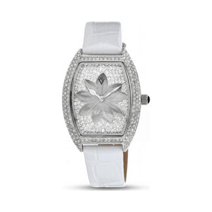 Christian Van Sant White Dial Stainless Steel Women's Watch, 36mm