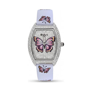 Christian Van Sant Silver Dial Stainless Steel Women's Watch, 40mm