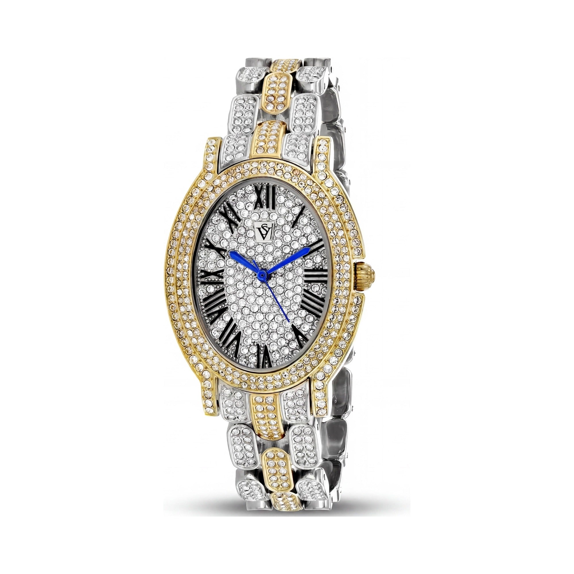 Reloj cronógrafo Christian Van Sant para mujer, esfera plateada de 40 mm, Photo 1