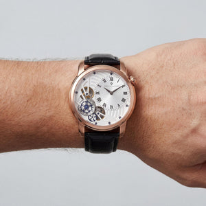 Christian Van Sant Sprocket Men's Watch — wrist wear, Leather band everyday timepiece