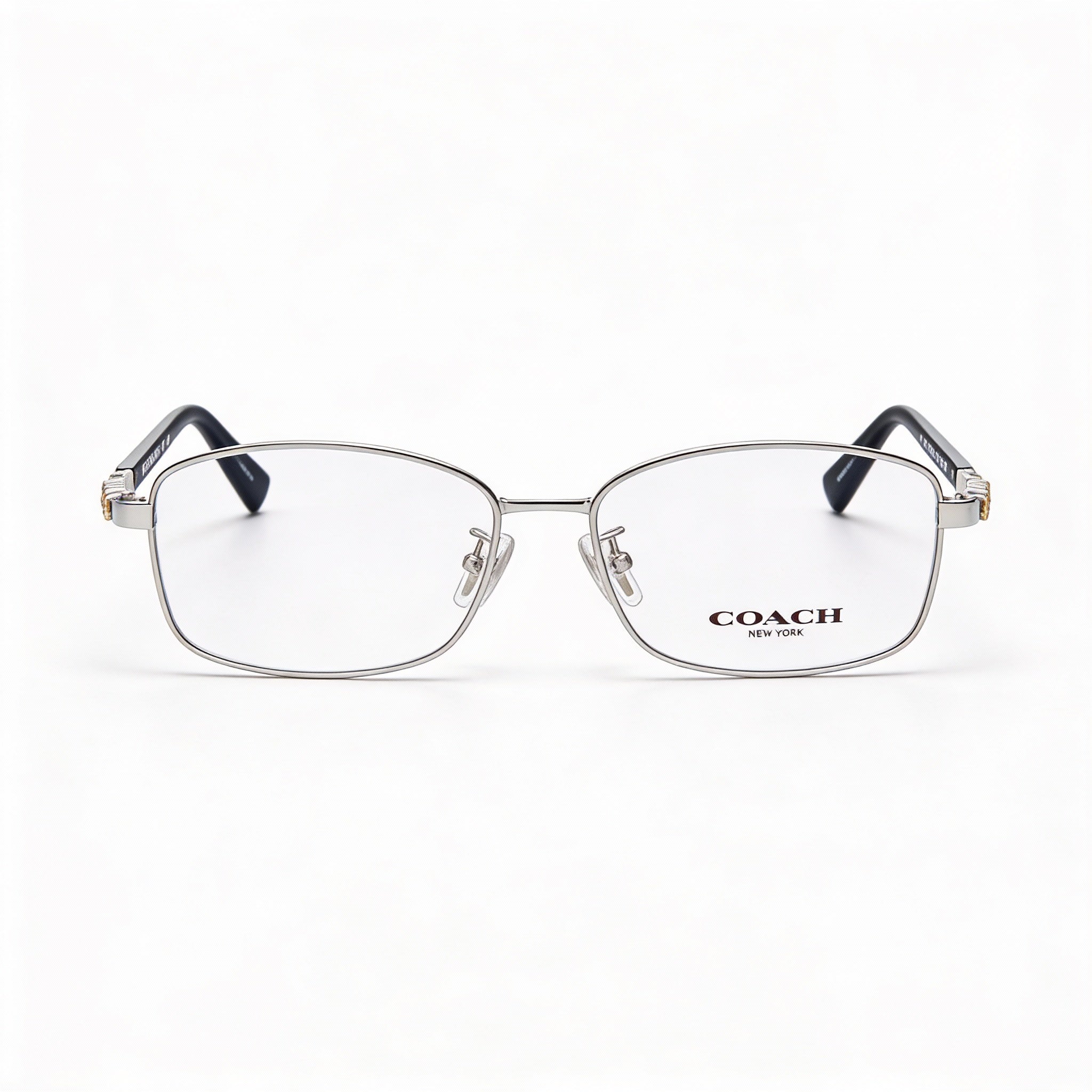 Coach 0HC5083B Silver Rectangle Eyeglasses Unisex, Metal, Photo 2