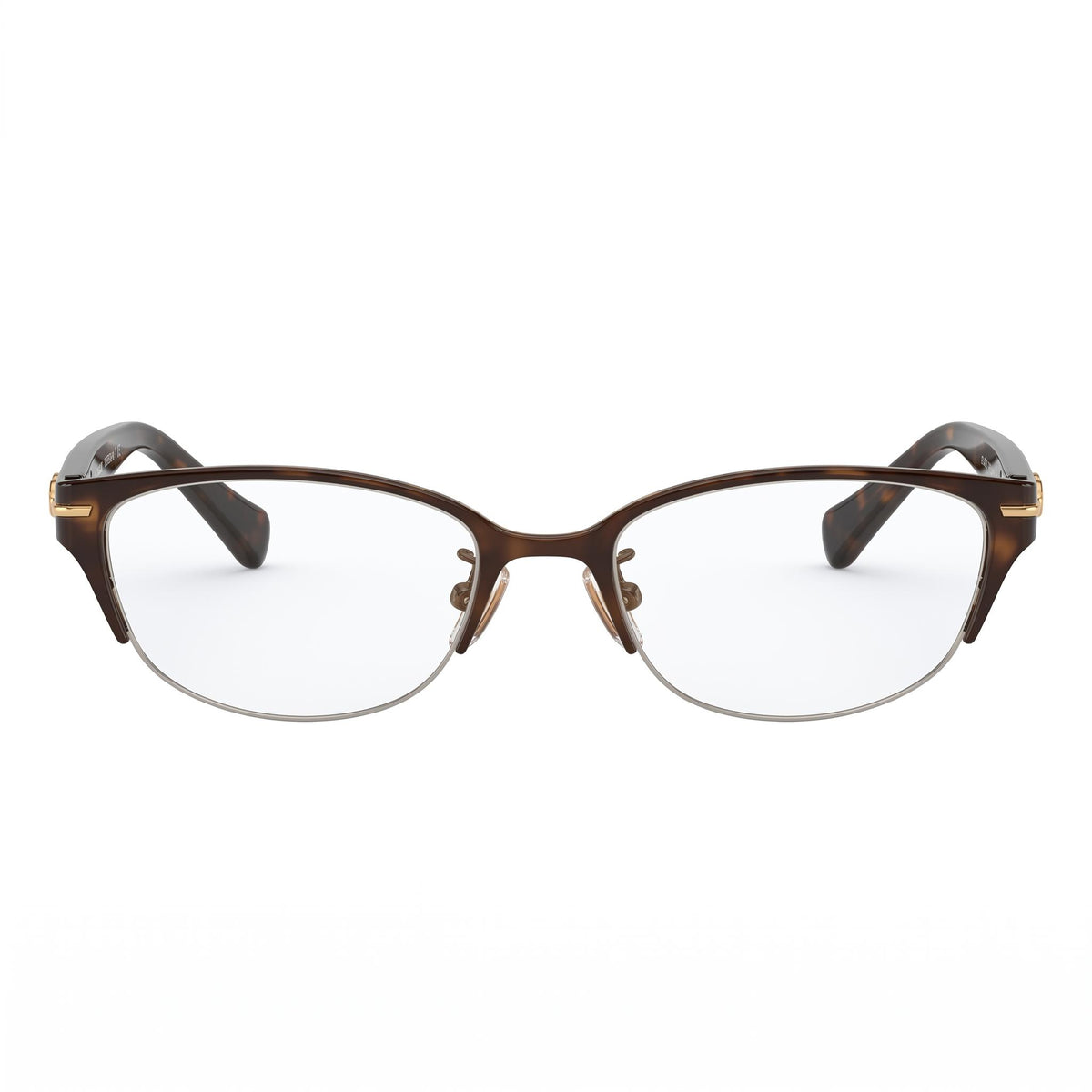 Gafas graduadas Coach Hc 5058 ovaladas marrones para mujer, composite 49mm, Photo 2