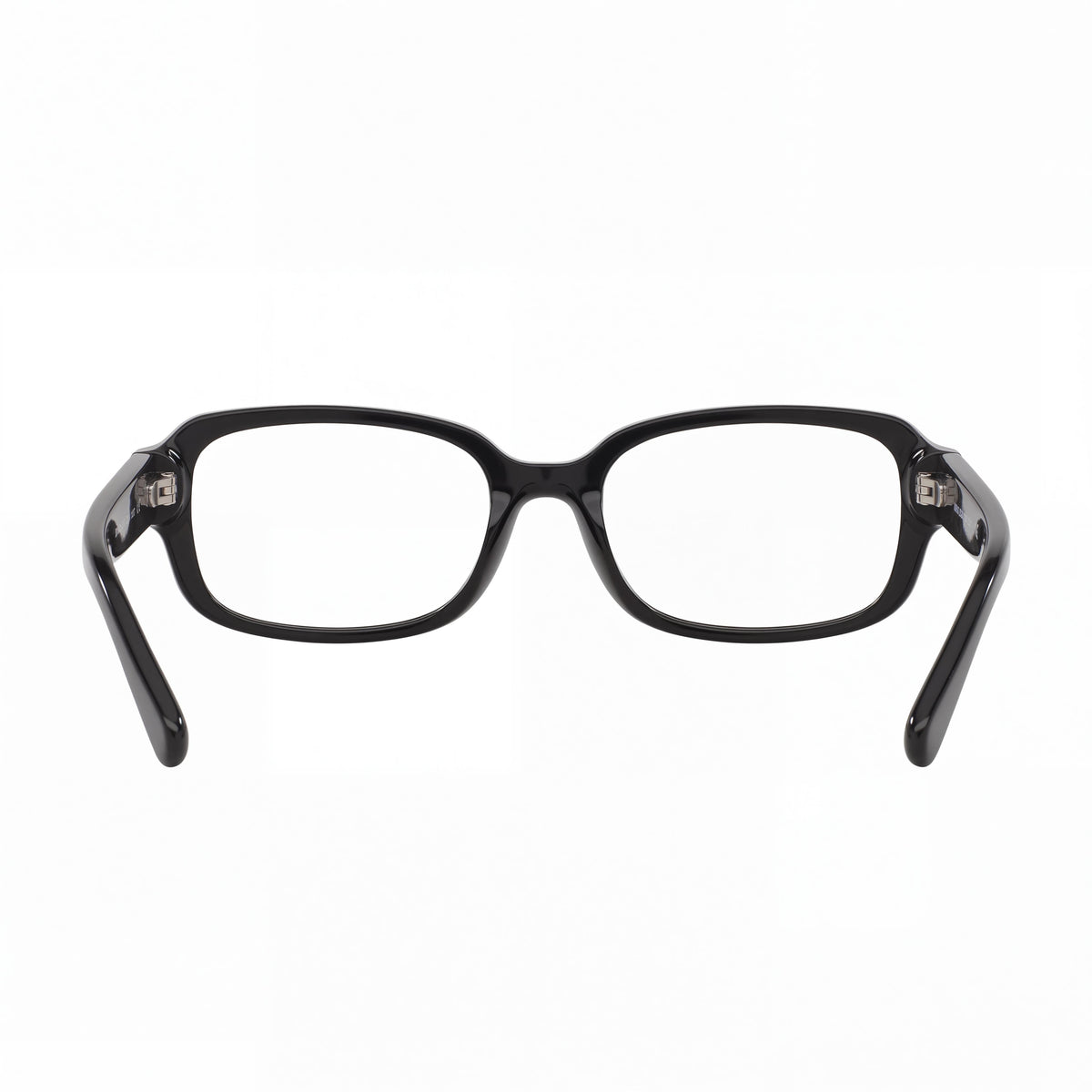 Lentes oftálmicos Coach Hc 6105, armazón negro con metal pavonado y logotipo ovalado para mujer, 51 mm, Photo 3