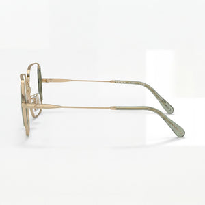 Coach HC5165D Rectangle Eyeglasses for Women — front view, Metal