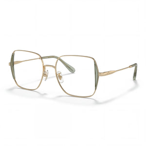 Coach HC5165D Gold Rectangle Eyeglasses for Women, Metal frame