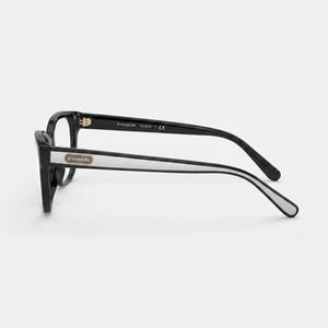 Coach Hc6187 Oval Eyeglasses for Women — front view, Plastic