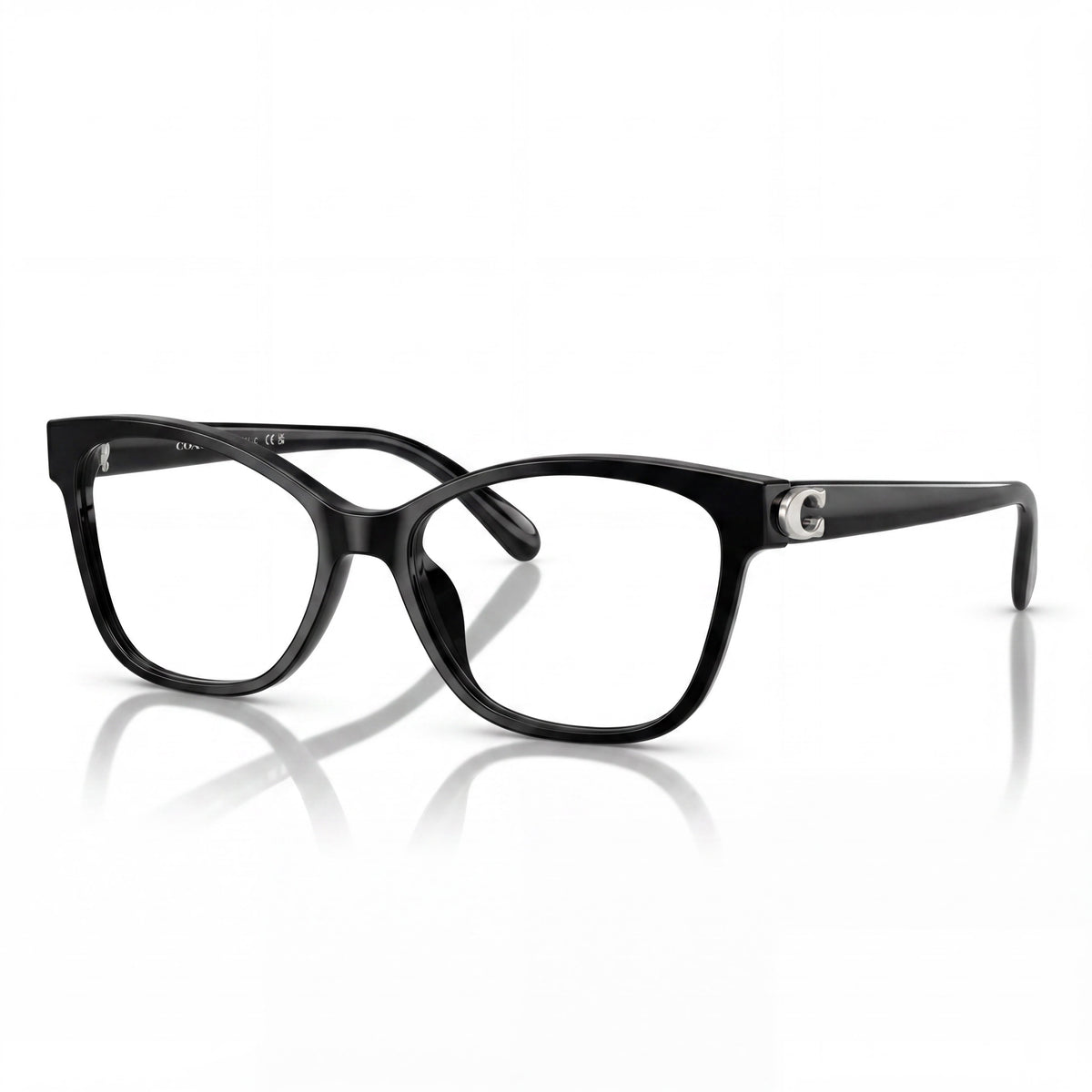 Coach Hc6246u Black Rectangle Eyeglasses for Women, Plastic 53mm, Photo 1